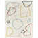 Barfleur Abstract Ivory Shag Area Rug