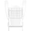 Chaise en bois blanche, pliable et élégante pour un repos extérieur confortable-2133656091