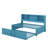 Metal Twin Size Daybed With Trundle, Shelves And USB-1914068293