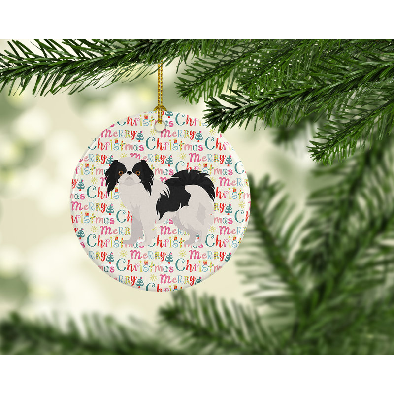 Ornement suspendu japonais Merry Christmas
