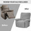 Housse pour fauteuil inclinable à coussins carrés/rectangulaires-822097270