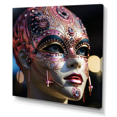 Exquis Portrait of Divine Goddess sur impression sur toile