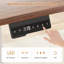 Farmhouse L Shaped Standing Desk, 55 Inch Height Adjustable Corner Desk With Storage Drawers, Standing Computer Desks With Power Outlets For Home Office-272019776