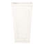 Pot à fleurs - Oxyde de magnésium blanc antique pour la décoration extérieure. 15,71 po P x P 29,97 po, jardins de 26,85 lb. 15,71 po de profondeur, largeur, 29,97 po de hauteur, lb Poids