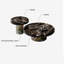 Ensemble de 2 tables basses en marbre-812332136