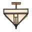 H" Mission" 4 - Light Semi Flush Mount