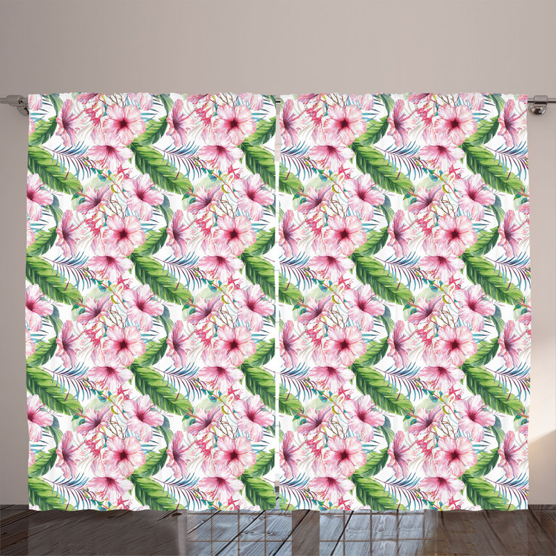 Semi Sheer Curtain Pair