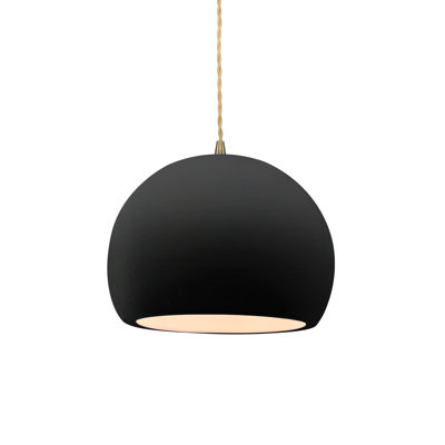 Luminaire suspendu 1 lumière DEL intégré Aschwin