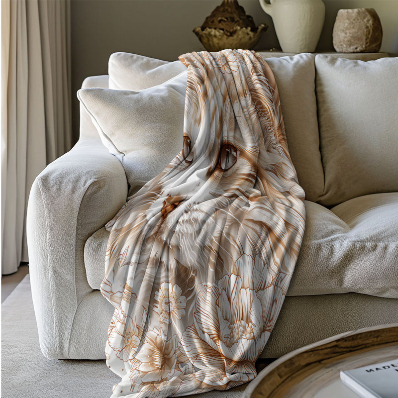 Throw Blanket, 50" W x 60" L