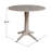 Extendable Round Solid Wood Dining Table-87227696