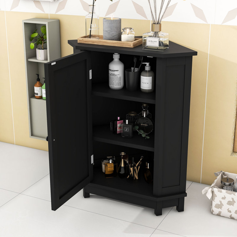 Armoire de salle de bain Gottman, Noir, noir, noir, noir