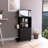 Opal Kitchen Cart, Single Door Cabinet, Four Casters-1084254133