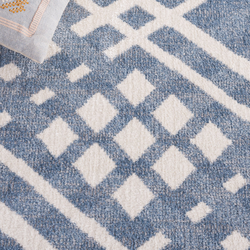 Blair Washable Performance Machine Washable Geometric Rug, Rectangle 5'3" x 7'6"