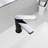 Single-Hole Single-handle Bathroom Faucet with Drain Assembly-87497610