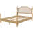 Queen Size Bed Frame With Upholstered Headboard, No Box Spring Needed, Wooden Slat Support, Easy Assembly, Oak