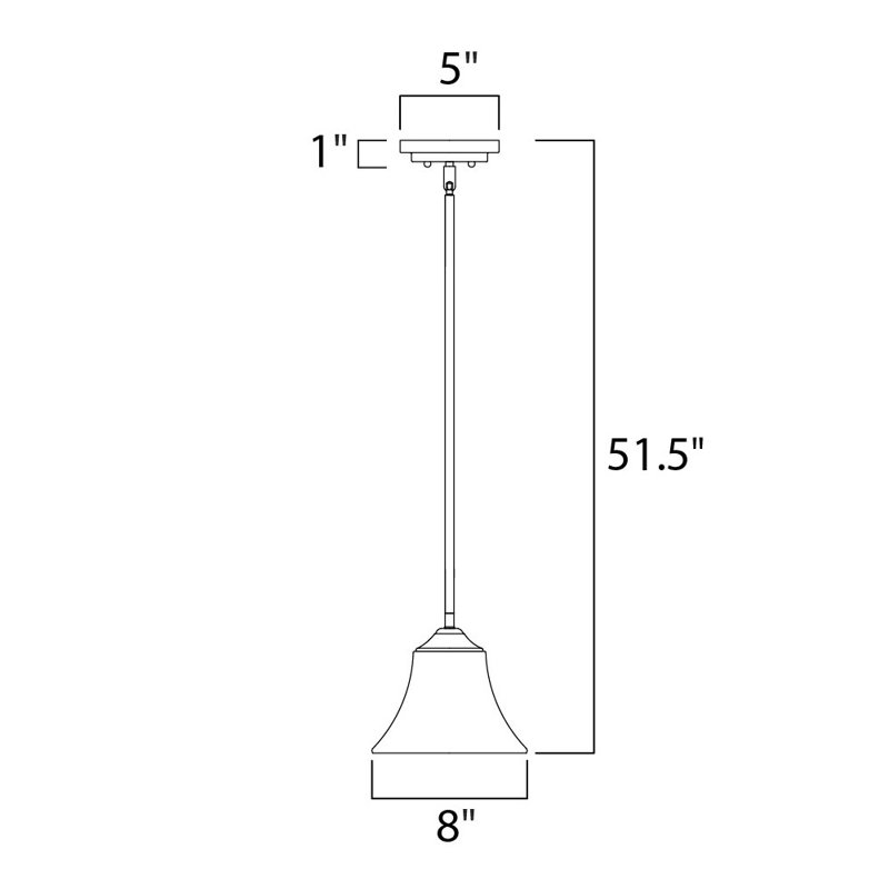 Weedman 1 - Light Single Pendant, Oil Rubbed Bronze