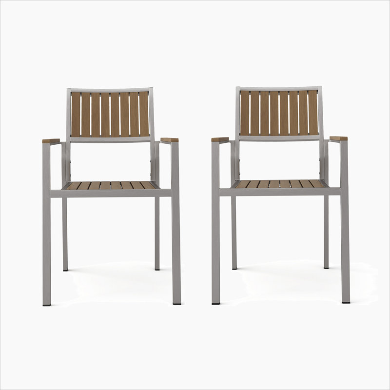 Chaises en bois de corail Cape avec ensemble repas (ensemble de 2)