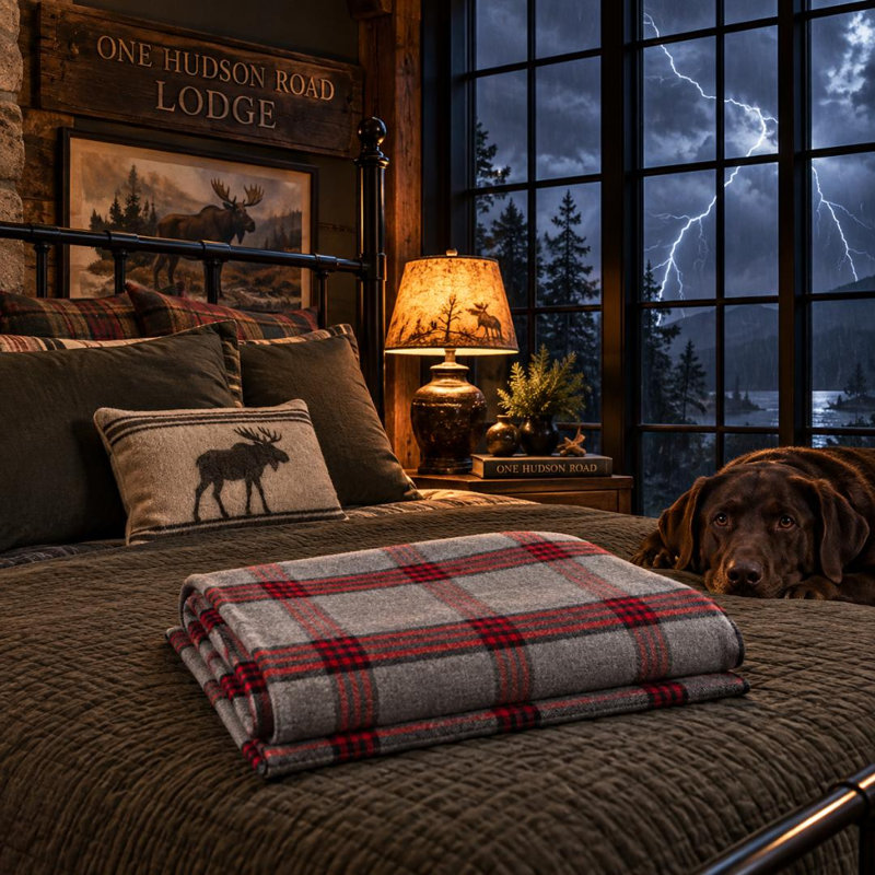 Pendleton Eco Wise Lodge Plaid Blanket, King