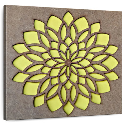 Mandala jaune Kerner