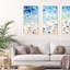 "Plage aérienne I" par Petal Prints