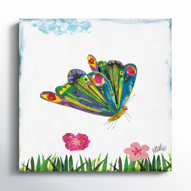 «Knott Vibrant Butterfly Wings II», reproduction sur toile tendue, H 18 po x l 18 po x 1,5 po