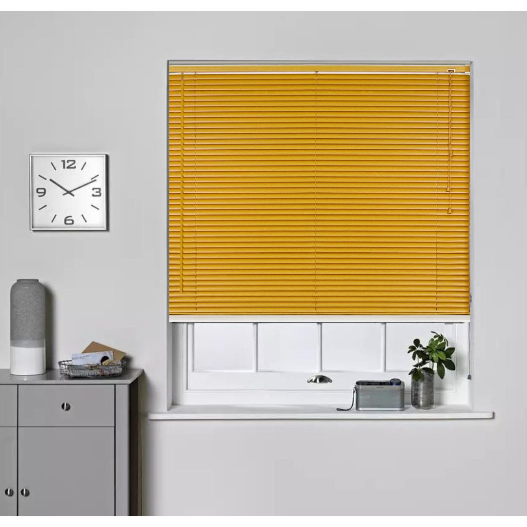 PVC Venetian Window Blind – Durable, Moisture-Resistant, Easy-Fit, Wood-Effect Finish (Teak/Natural/Walnut)