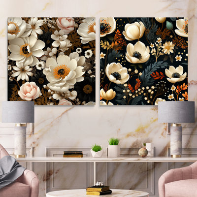 Savoy - ensemble de 2 art mural en verre acrylique