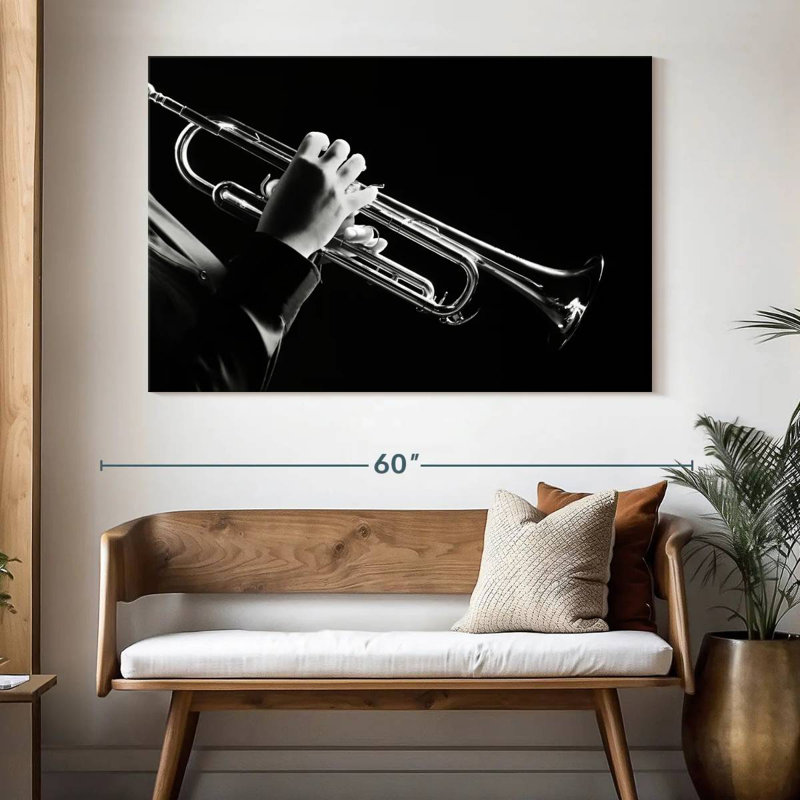 Abarca Jazz Trompette, H 34 po x l 51 po