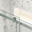 Porte de douche en verre, porte coulissante, avec verre trempé de 5/16 po 6074-113931011