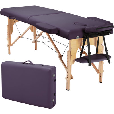 Adjustable Massage Bed Portable Spa Table with Headrest