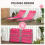 Ensemble de 2 chaises longues d'extérieur pliantes avec dossier inclinable-1251387416