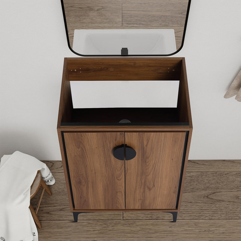 17.92'' Single Bathroom Vanity Base Only