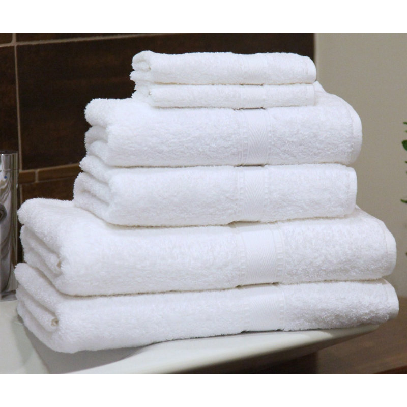 Ensemble 6 serviettes de bain en coton turque