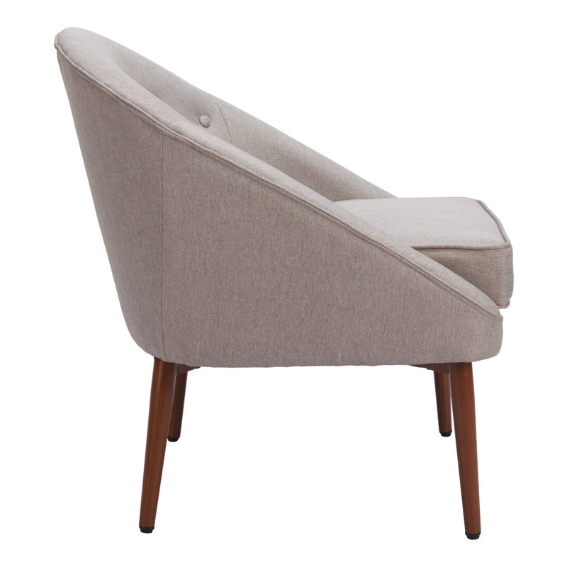  Fauteuil demi-tonneau gris