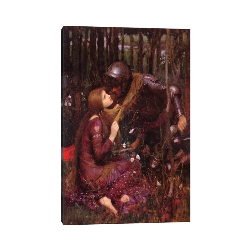 La Belle Dame Sans Merci by John William Waterhouse - Wrapped Canvas Gallery-Wrapped Canvas Giclée