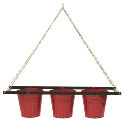 Pot à fleurs suspendu en métal Kinder