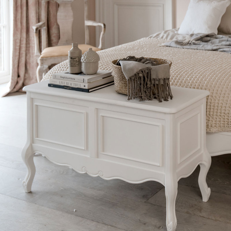 Elizalde Blanket Chest, White