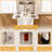 Wall-Mounted Folding Dining Table With Storage-120785722