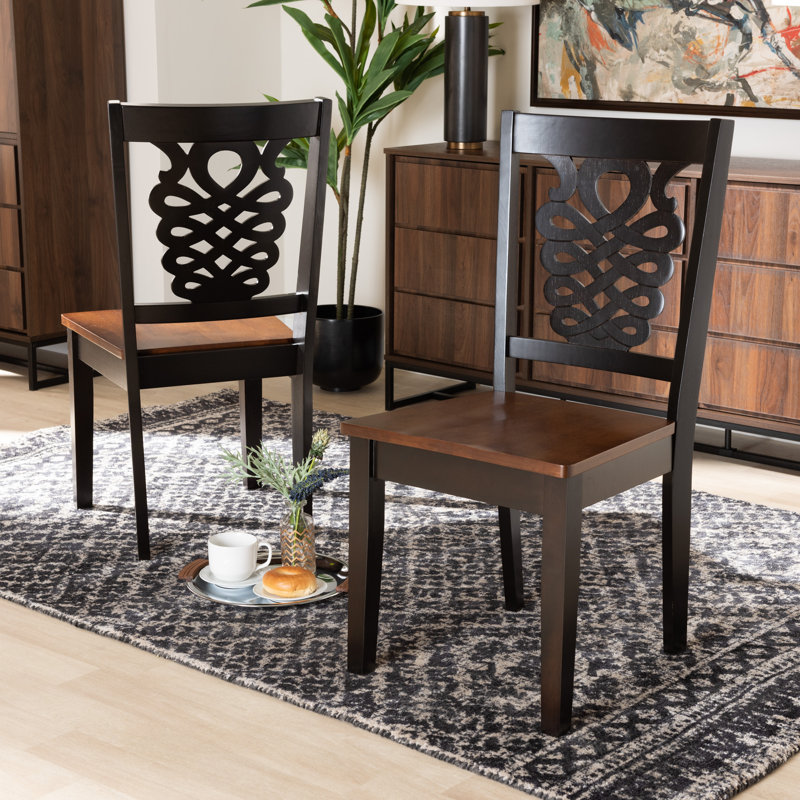 Chaise d'appoint Leesburg, Brun foncé / brun noyer