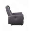 Fauteuil inclinable souple, fauteuil inclinable électrique en cuir grainé brun Blane