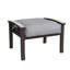 Ensemble de 2 repose-pieds en métal toutes saisons, structure avec coussins-233359647