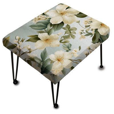 Serene Botanic Tropical Motif - Repose-pieds rectangulaire tropical
