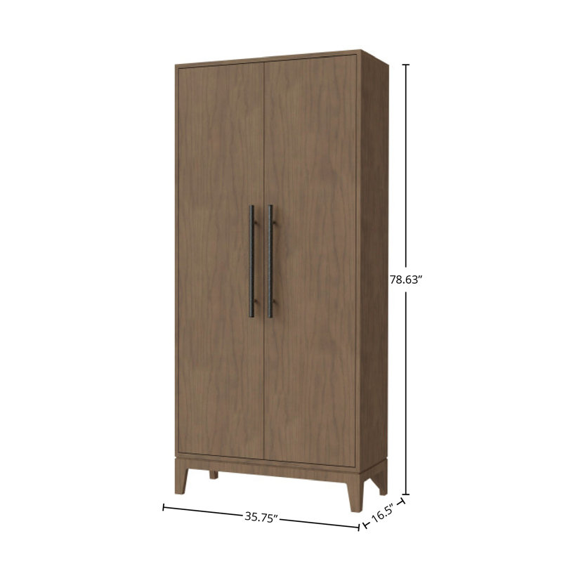 Millie IV Storage Cabinet, Oyster Gray