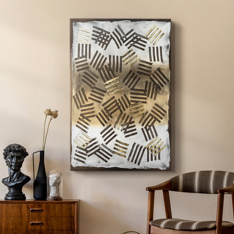 Raffia Palm II - galerie Cavas sur mesure, H 18 po x l 12 po