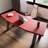 Red Free Form Solid Wood+Barenia desk-237470950