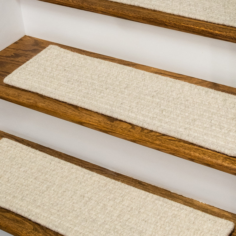 Tapis d'escalier Gering, Gris clair
