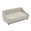 Canapé-lit surélevé durable et confortable avec accoudoirs irréguliers de conception moderne, idéal pour les chiens de taille moyenne et grande-1253652884