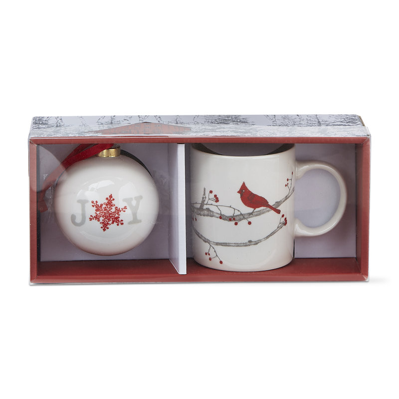Ensemble de tasses et ornements Horrighs Winter Scenes