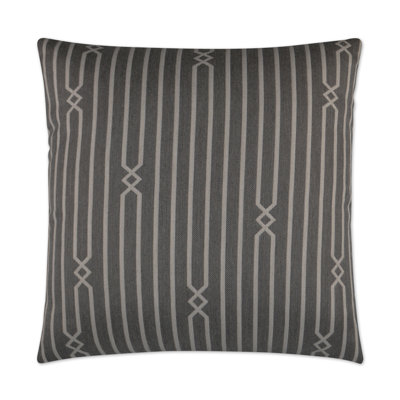 Kitri Striped Sunbrella® Outdoor Reversible Throw Pillow