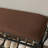 Credle Fabric+Metal Upholstered Storage Bench